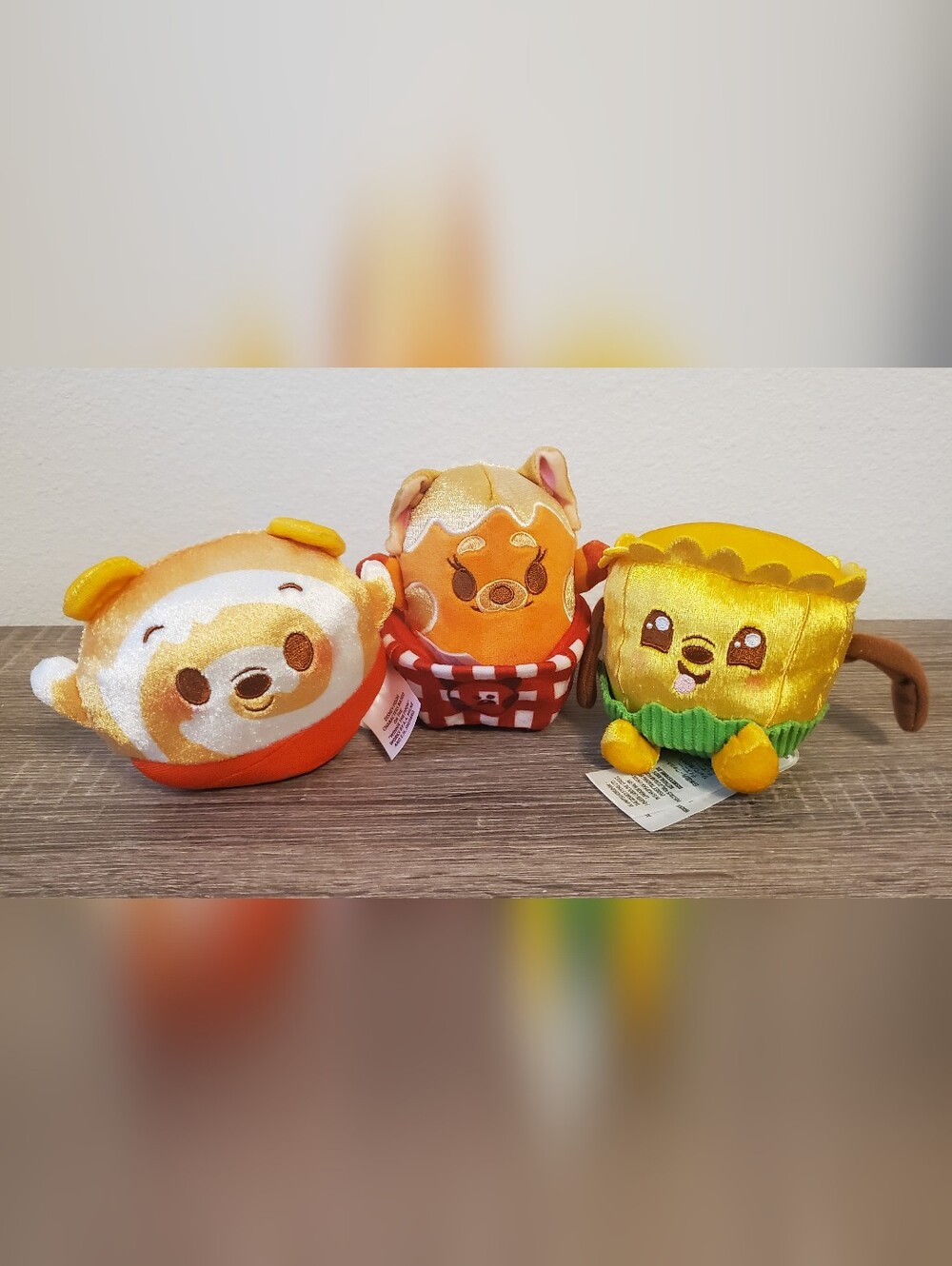 Disney Munchlings Winnie The Pooh Pluto And Red Panda Plush Set